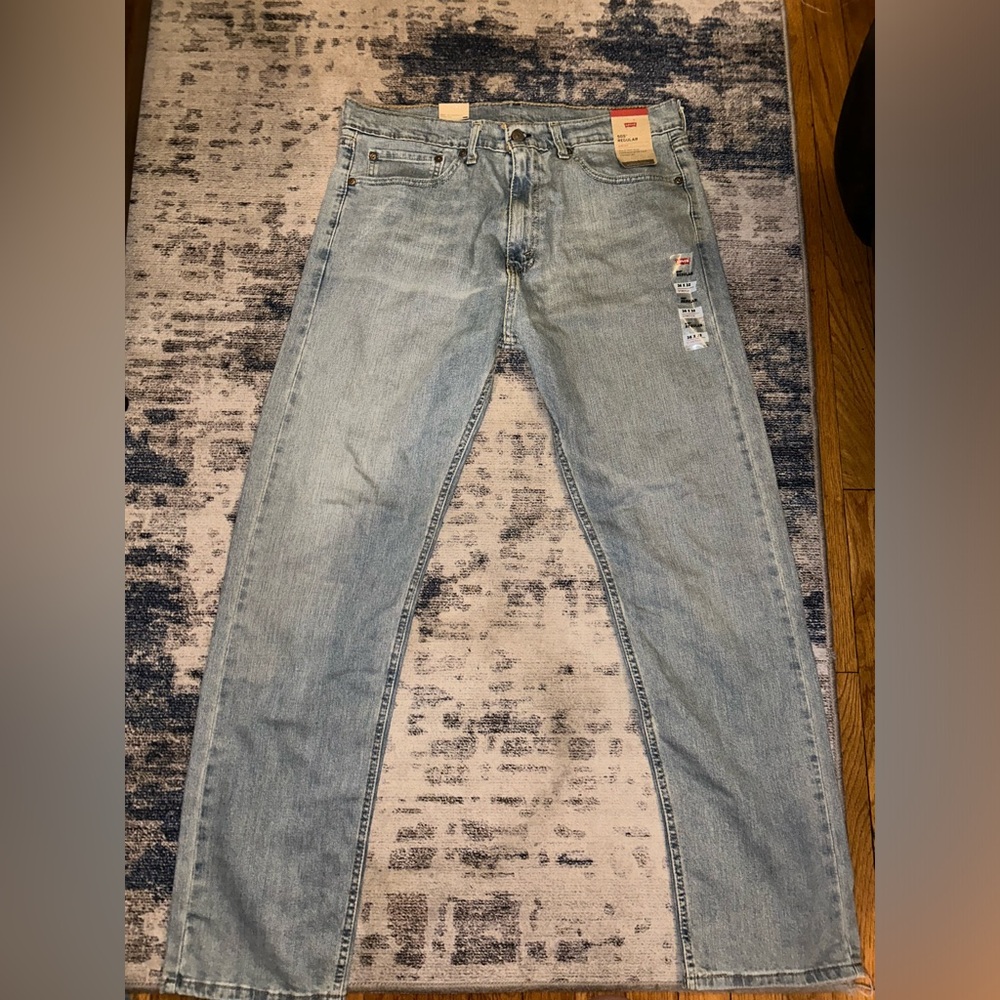 NWT Levi's 505 Light Blue Men's Jeans